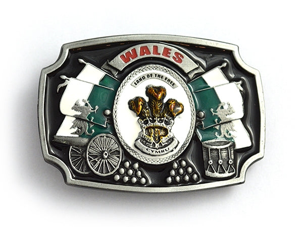 Wales - Land Of The Free - Belt Buckle