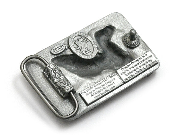 Welsh Dragon Red Enamel Patriotic Flag Belt Buckle