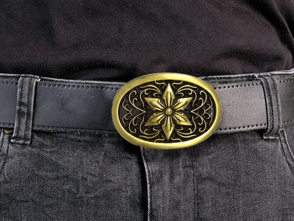 Western Star Gold Belt Buckle