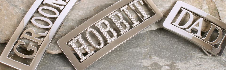 Personalised belt buckles