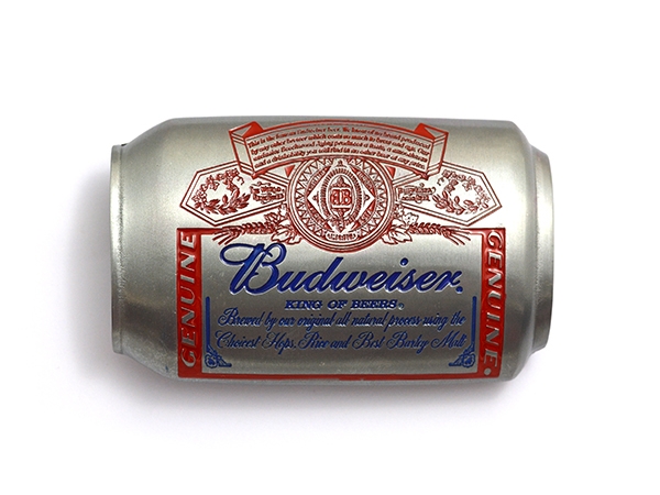 Budweiser Can Colour Belt Buckle