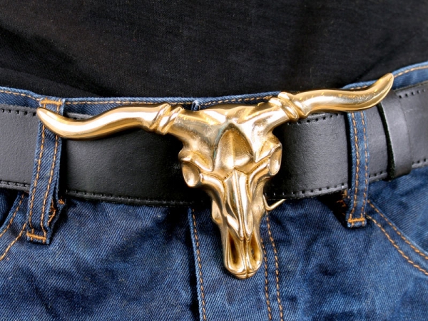 Bull skull belt buckle outlet