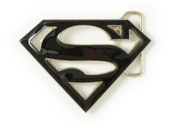 Superman (Black) Belt Buckle