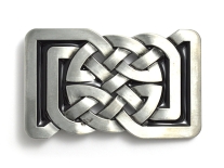 Celtic Knot Belt Buckle – Antique Silver Finish – Interwoven Heritage Design – Fits 1.5” Belts Belt Buckle