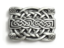 Celtic Knotwork Belt Buckle – Antique Silver Finish – Intricate Heritage Design – Fits 1.5” Belts Belt Buckle