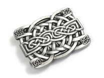 Celtic Knotwork Belt Buckle – Antique Silver Finish – Intricate Heritage Design – Fits 1.5” Belts Belt Buckle