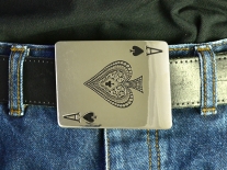 Ace of Spades Belt Buckle