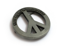 Ban the Bomb (Peace symbol) Belt Buckle