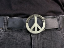 Ban the Bomb (Peace symbol) Belt Buckle