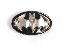 Batman Black & Chrome Shield Belt Buckle