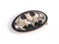 Batman Black & Chrome Shield Belt Buckle