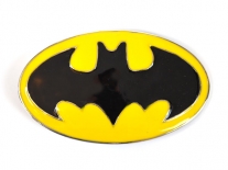 Batman Yellow & Black Shield Belt Buckle