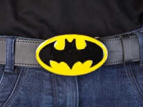 Batman Yellow & Black Shield Belt Buckle