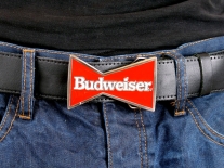 Budweiser Bow Belt Buckle