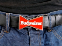 Budweiser Bow Belt Buckle
