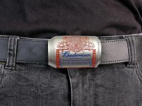 Budweiser Can (Colour) Belt Buckle