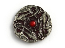 Celtic Intertwined Dogs Belt Buckle