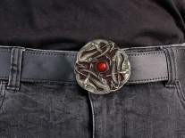 Celtic Intertwined Dogs Belt Buckle