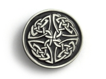 Celtic Interweave Shield Belt Buckle