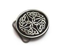 Celtic Interweave Shield Belt Buckle