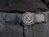 Celtic Interweave Shield Belt Buckle