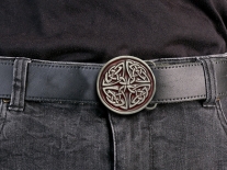 Celtic Interweave Shield Belt Buckle