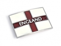 England Text Flag Belt Buckle