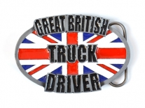 Great British Truck Driver Belt Buckle