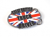 Great British Truck Driver Belt Buckle