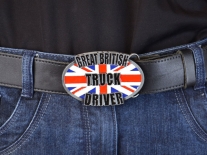 Great British Truck Driver Belt Buckle