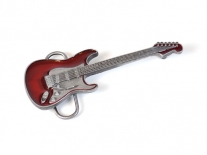 Guitar - Red Belt Buckle