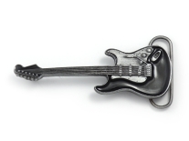 Guitar - Black Belt Buckle