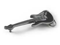 Guitar - Black Belt Buckle