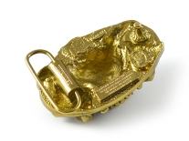 Jester Gold Skull Belt Buckle