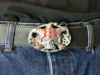 Jester Skull Belt Buckle