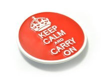 Keep Calm & Carry On Belt Buckle