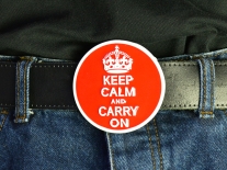 Keep Calm & Carry On Belt Buckle