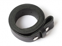 Genuine 38mm Snap-On Leather Belt - Made for Interchangeable Belt Buckles - No Buckle Belt Buckle