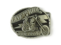 Live To Ride Belt Buckle