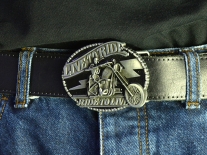 Live To Ride Belt Buckle