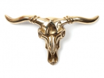 Longhorn Steer Skull Belt Buckle