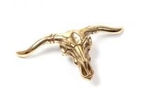 Longhorn Steer Skull Belt Buckle