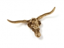 Longhorn Steer Skull Belt Buckle