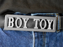 Madonna Boy Toy Diamonte Belt Buckle