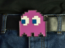 Pac Man Ghost (Pinky) Belt Buckle