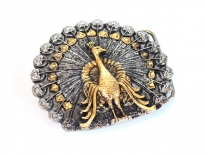 Peacock Belt Buckle