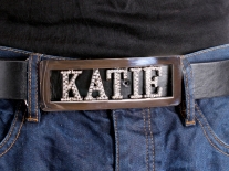 Personalised (Diamante) Belt Buckle