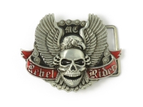 Rebel Rider Skull Belt Buckle