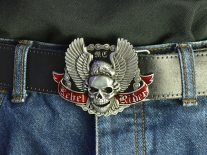 Rebel Rider Skull Belt Buckle