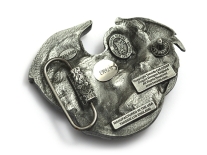 Senga Dragon Pewter Belt Buckle